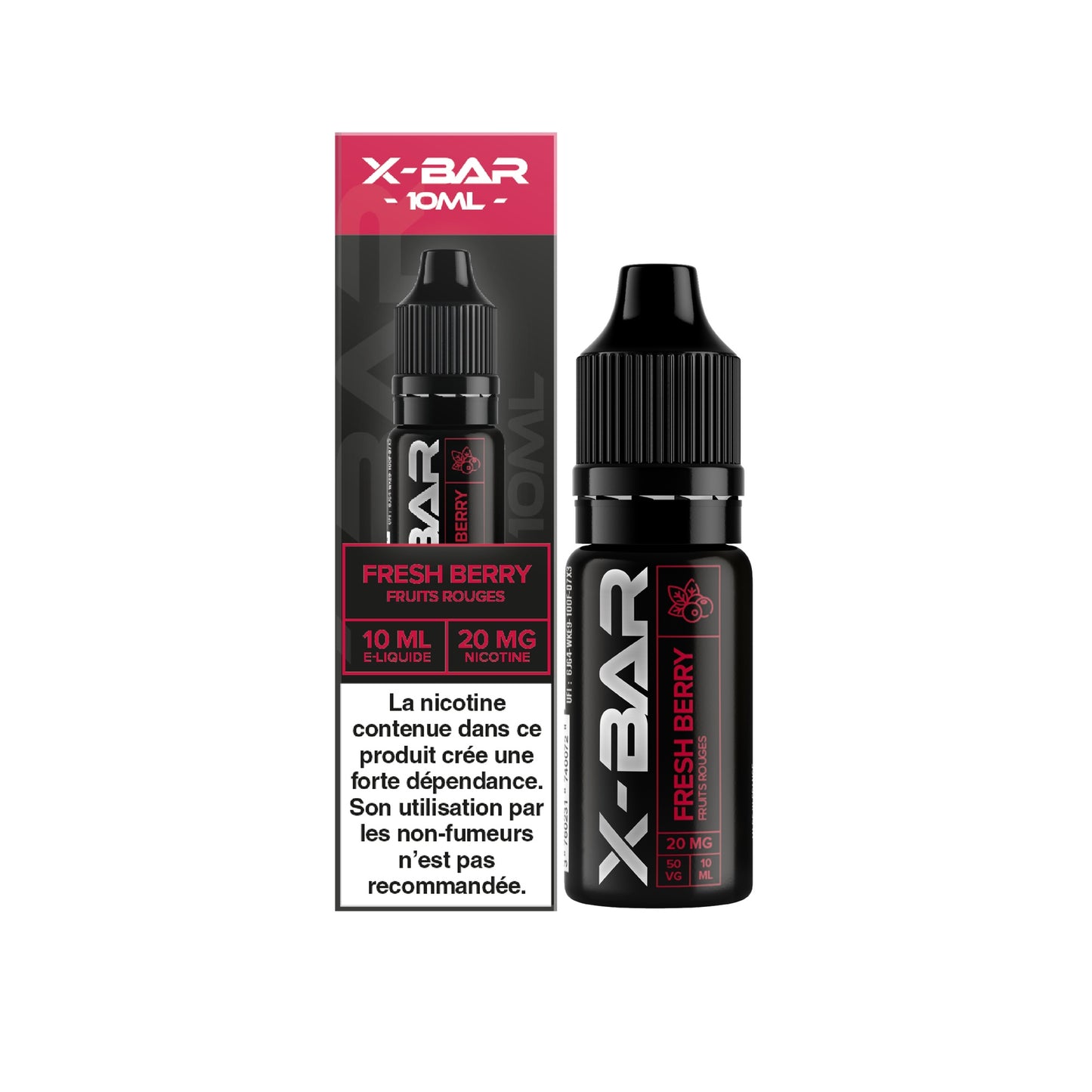 E-liquide – Fruits Rouges 10 ml