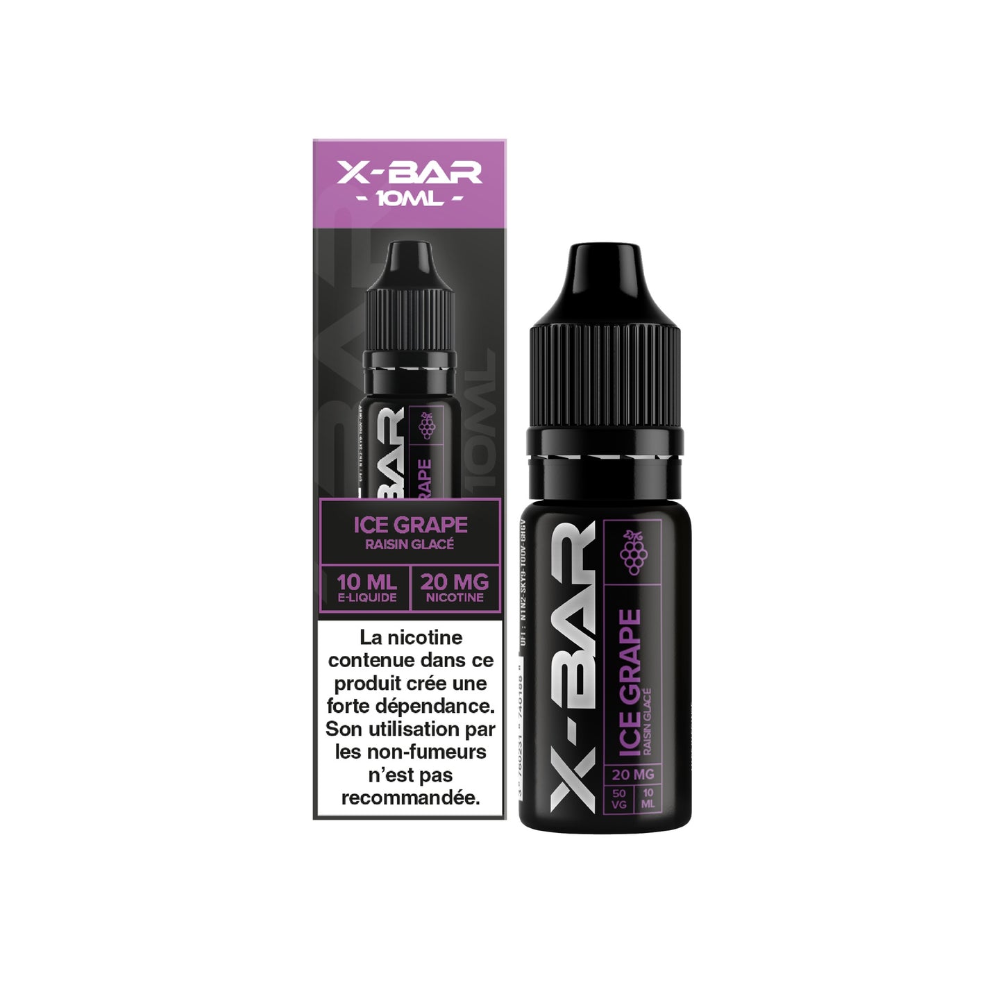 E-liquido – Uva Glaciale 10 ml