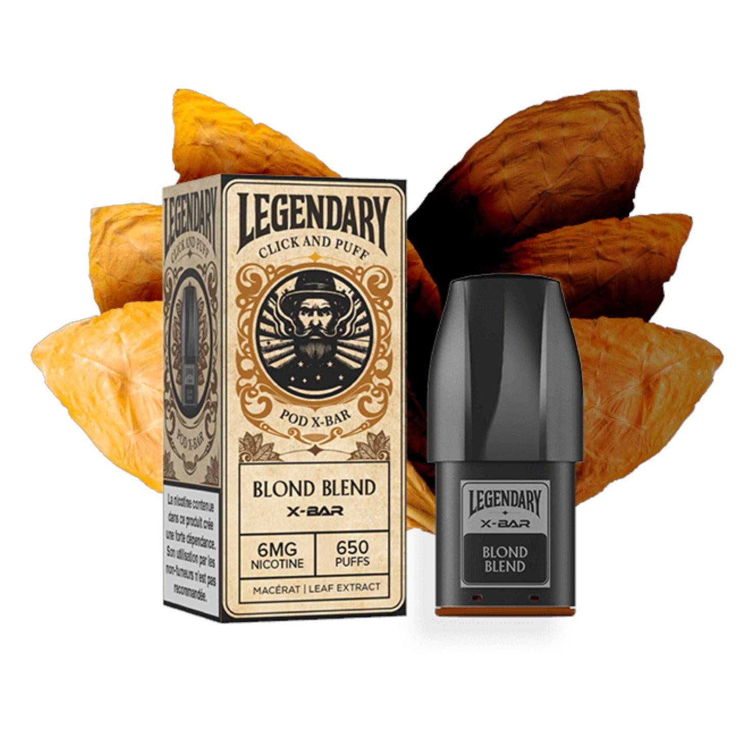 Click & Puff Legendary – Pod – Blond Blend