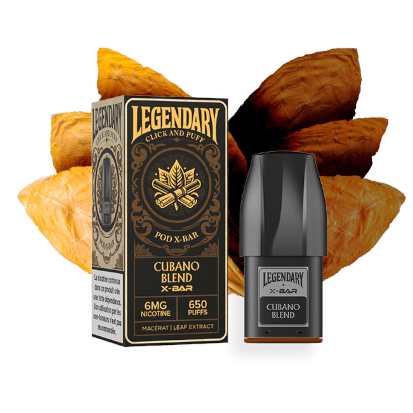 Click & Puff Legendary – Pod – Cubano Blend