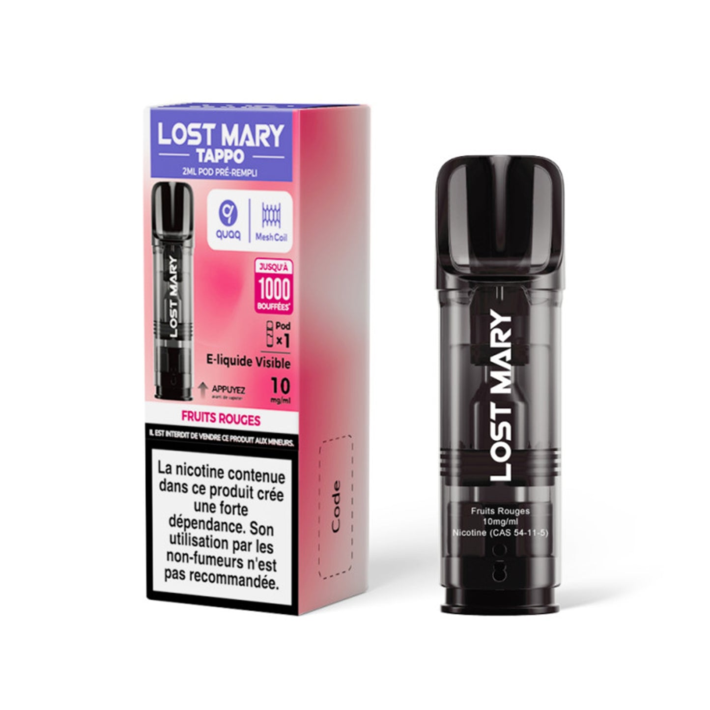 Lost Mary Tappo Pod 2 ml 10 mg