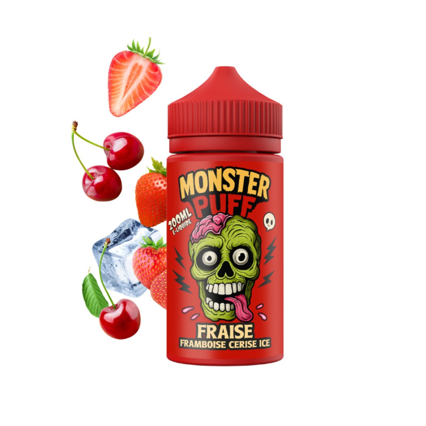 Monster 200ml - Strawberry, Raspberry, Cherry Ice