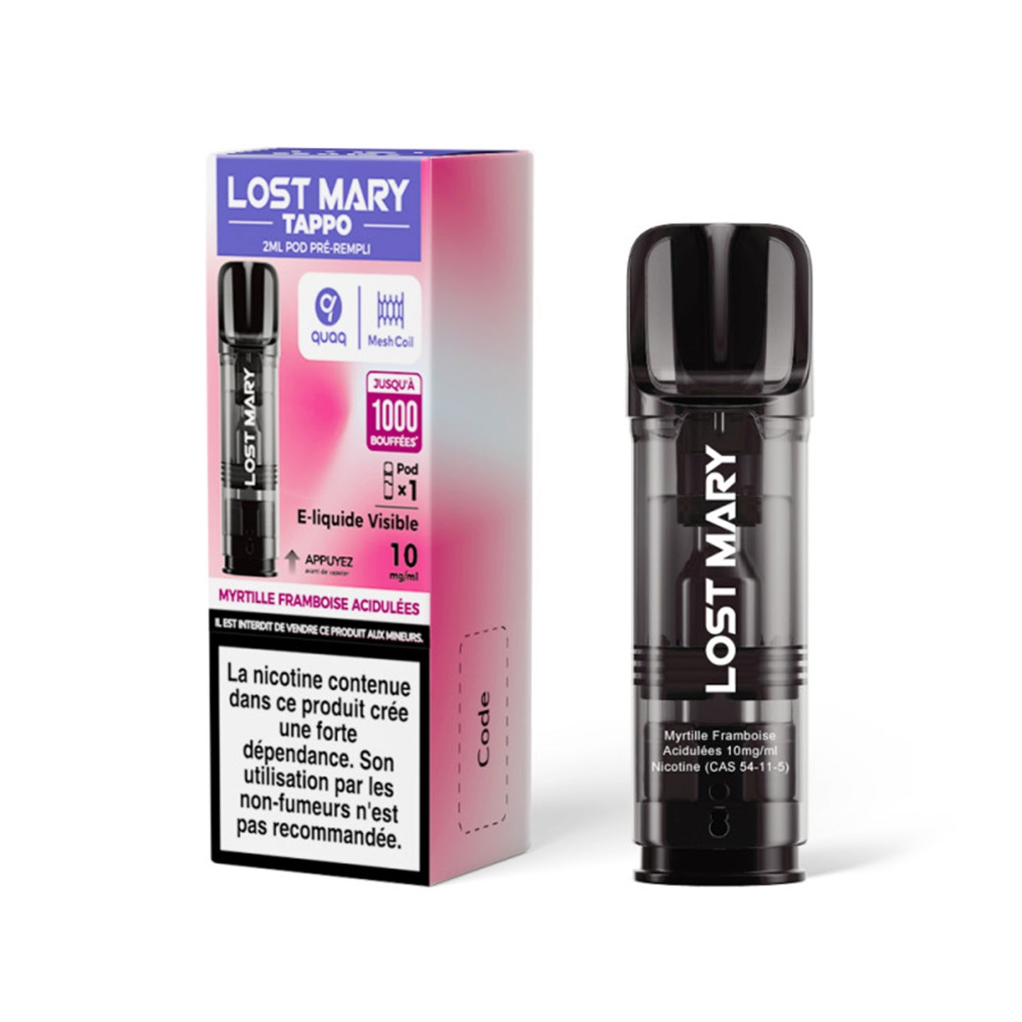 Lost Mary Tappo Pod 2 ml 10 mg