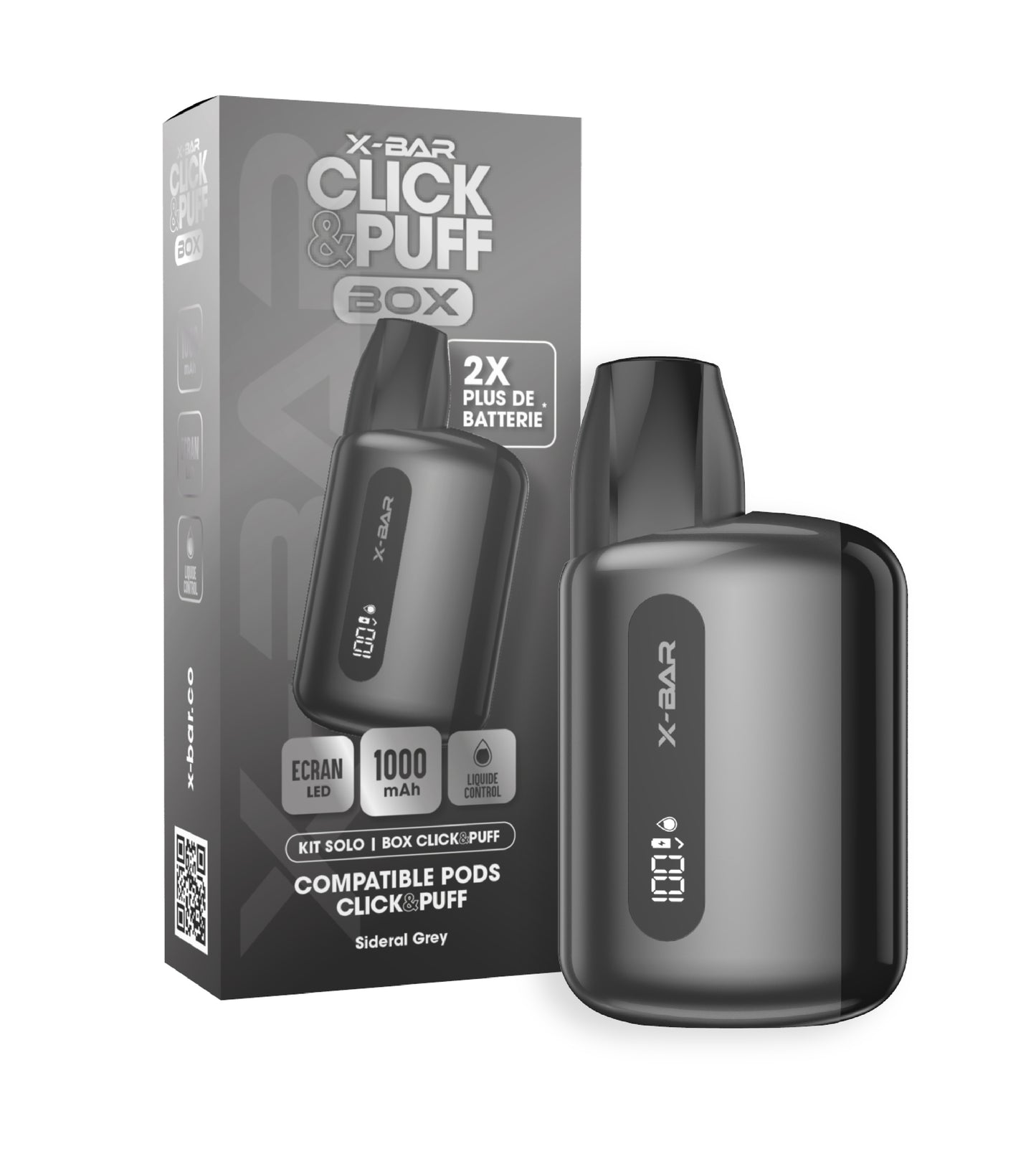 Click & Puff – Box Sideral grigio