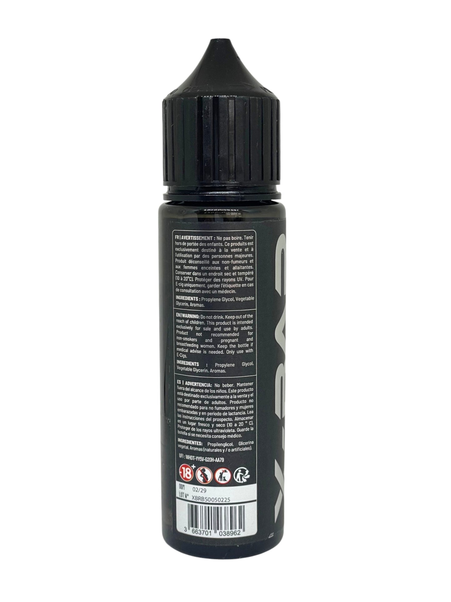 X-BAR E-liquido 50ml Mirtillo Lampone