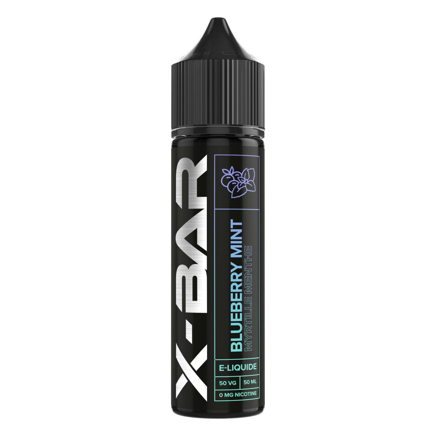 X-BAR E-liquido 50ml Mirtillo Menta