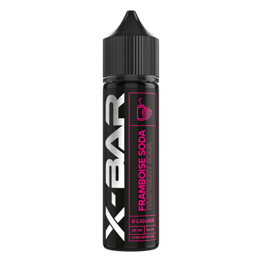 X-BAR E-liquide 50ml Framboise Soda