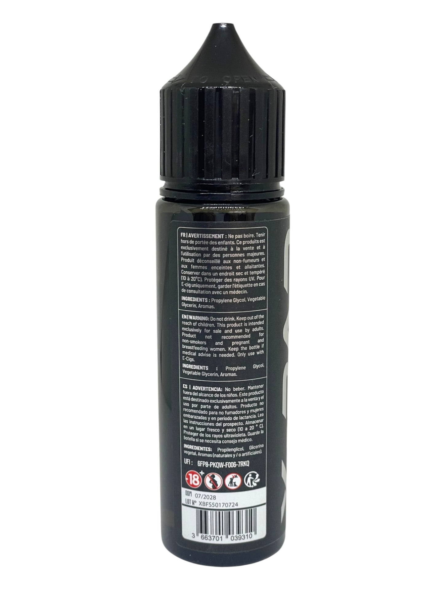 X-BAR E-liquido 50ml Lampone Soda