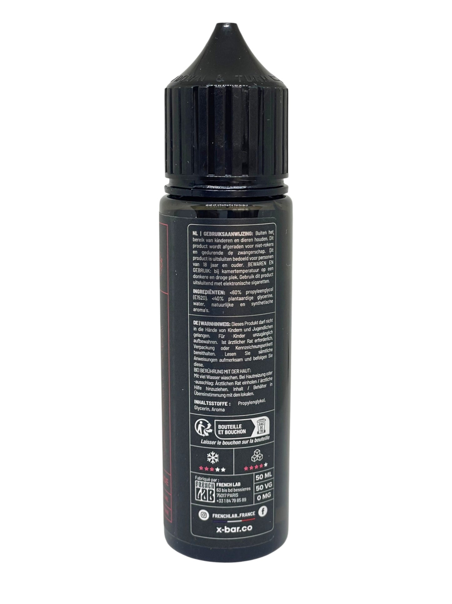 X-BAR E-liquido 50ml Lampone Soda
