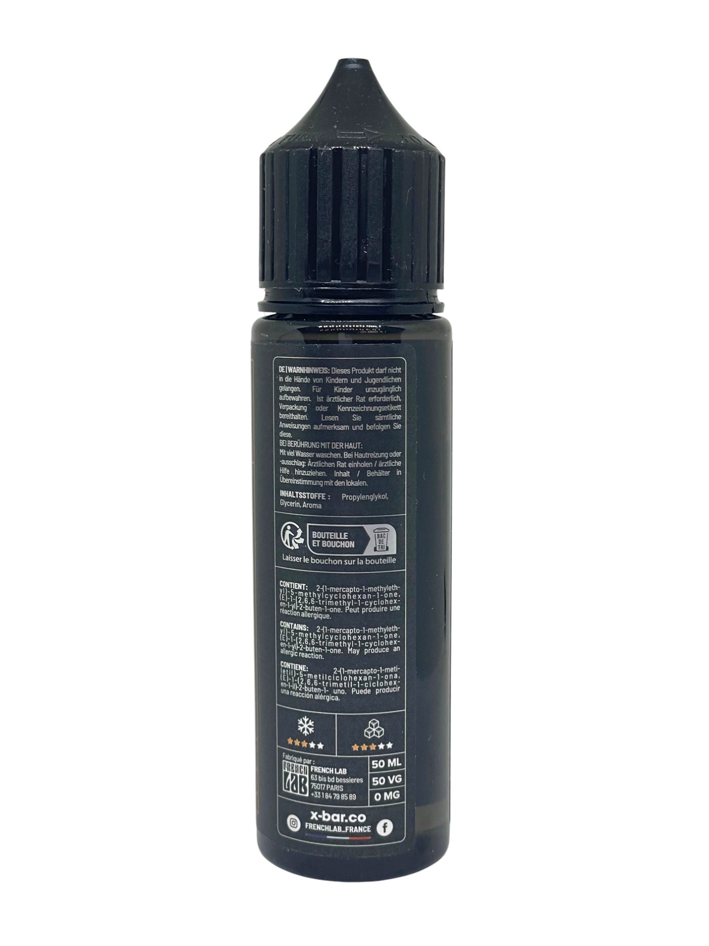 X-BAR E-liquido 50 ml Pesca Glacée