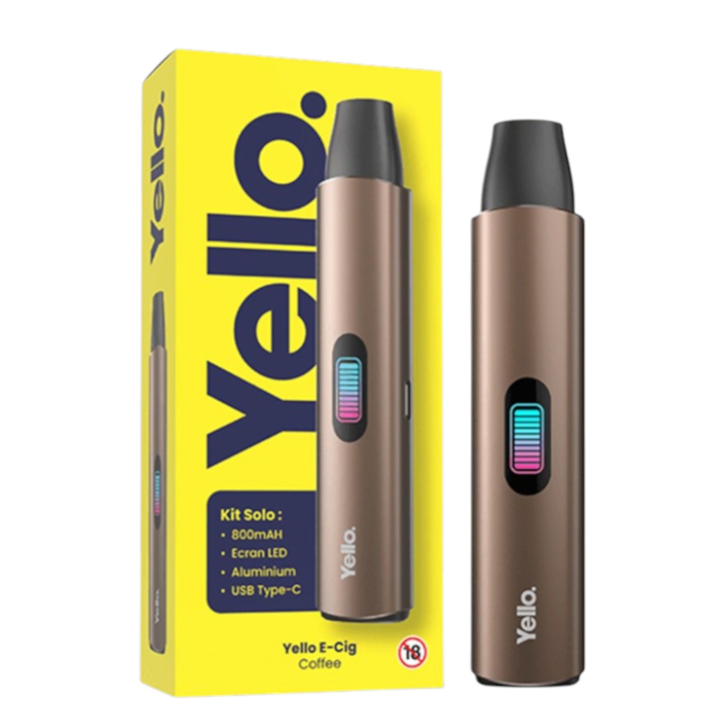 Batteria Yello ricaricabile solo, Pods non inclusi