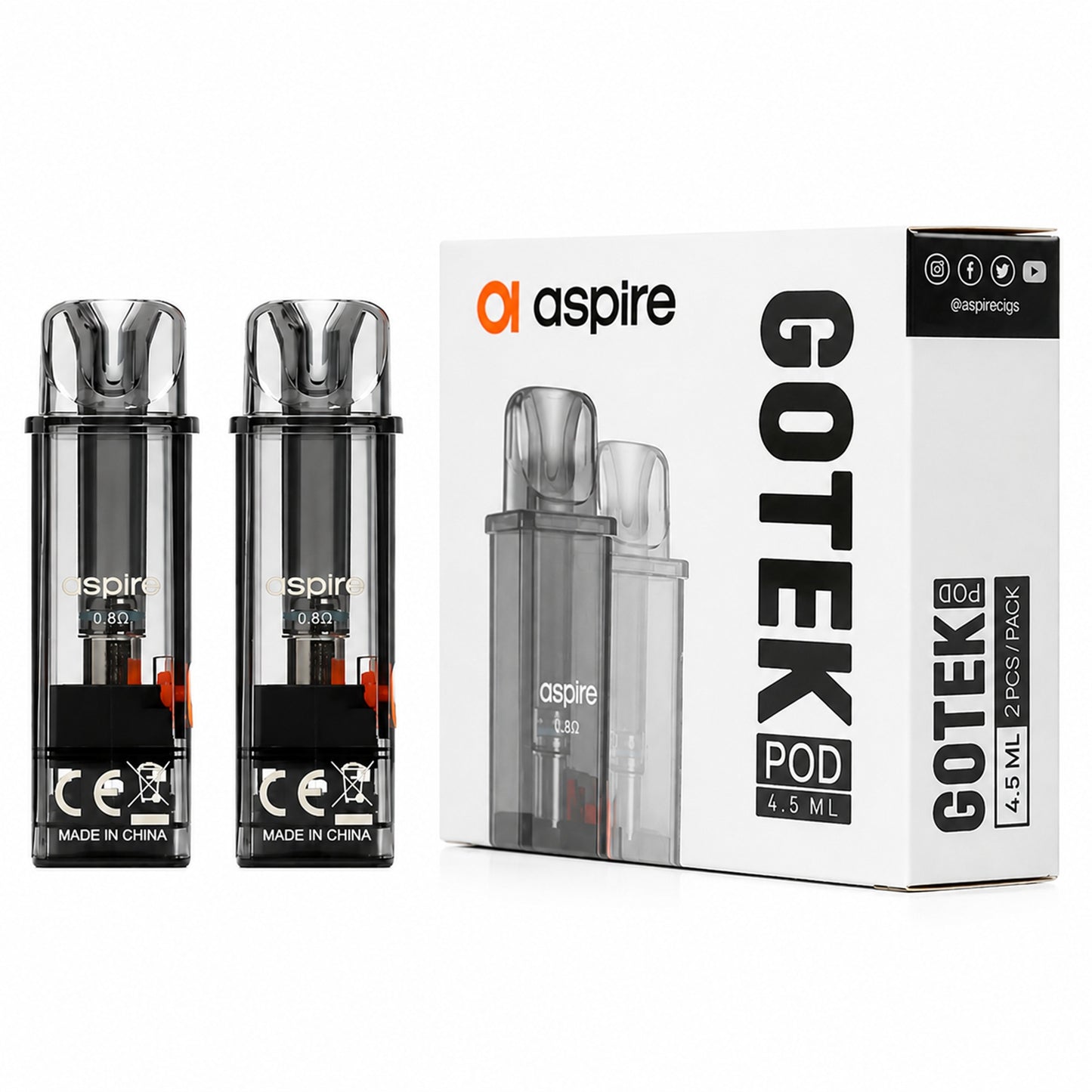 Aspire – Cartuchos Gotek Series x 2