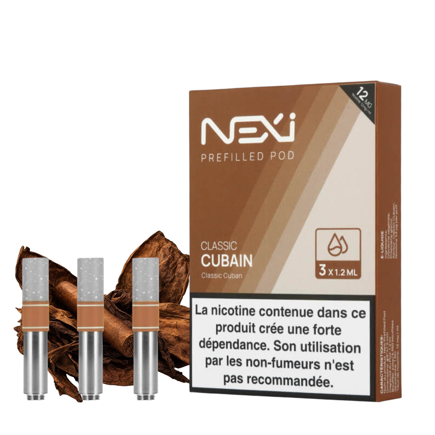 Aspire Nexi Cartridges Pack of 3 – Classic Cuban