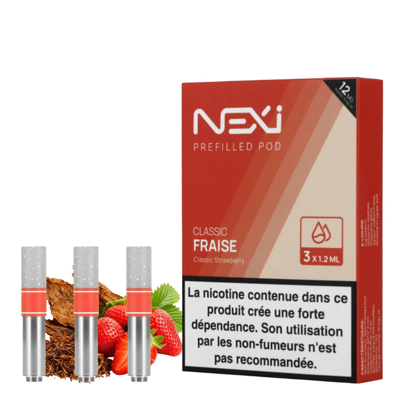 Aspire Nexi kazety po 3 – Klasická jahoda