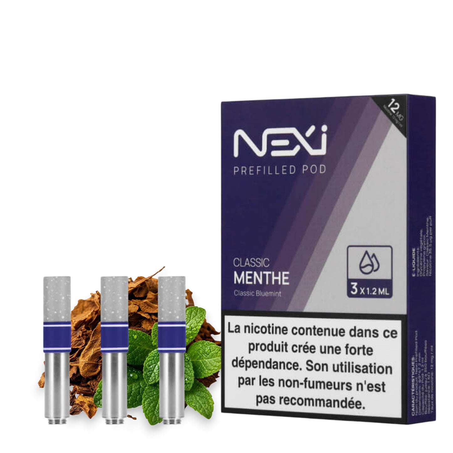 Aspire Nexi Cartridges Pack of 3 – Classic Mint