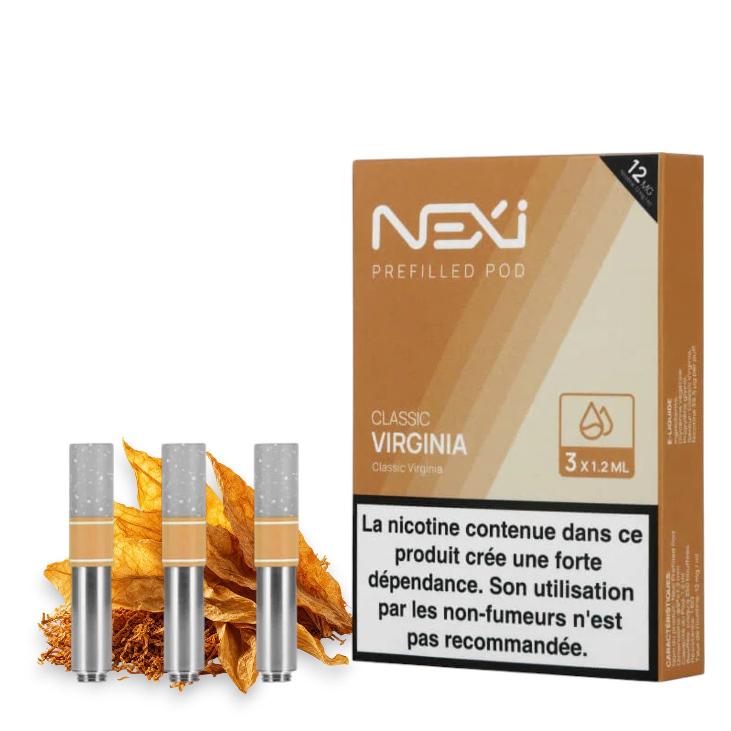 Aspire Nexi Pods 3er-Pack – Classic Virginia