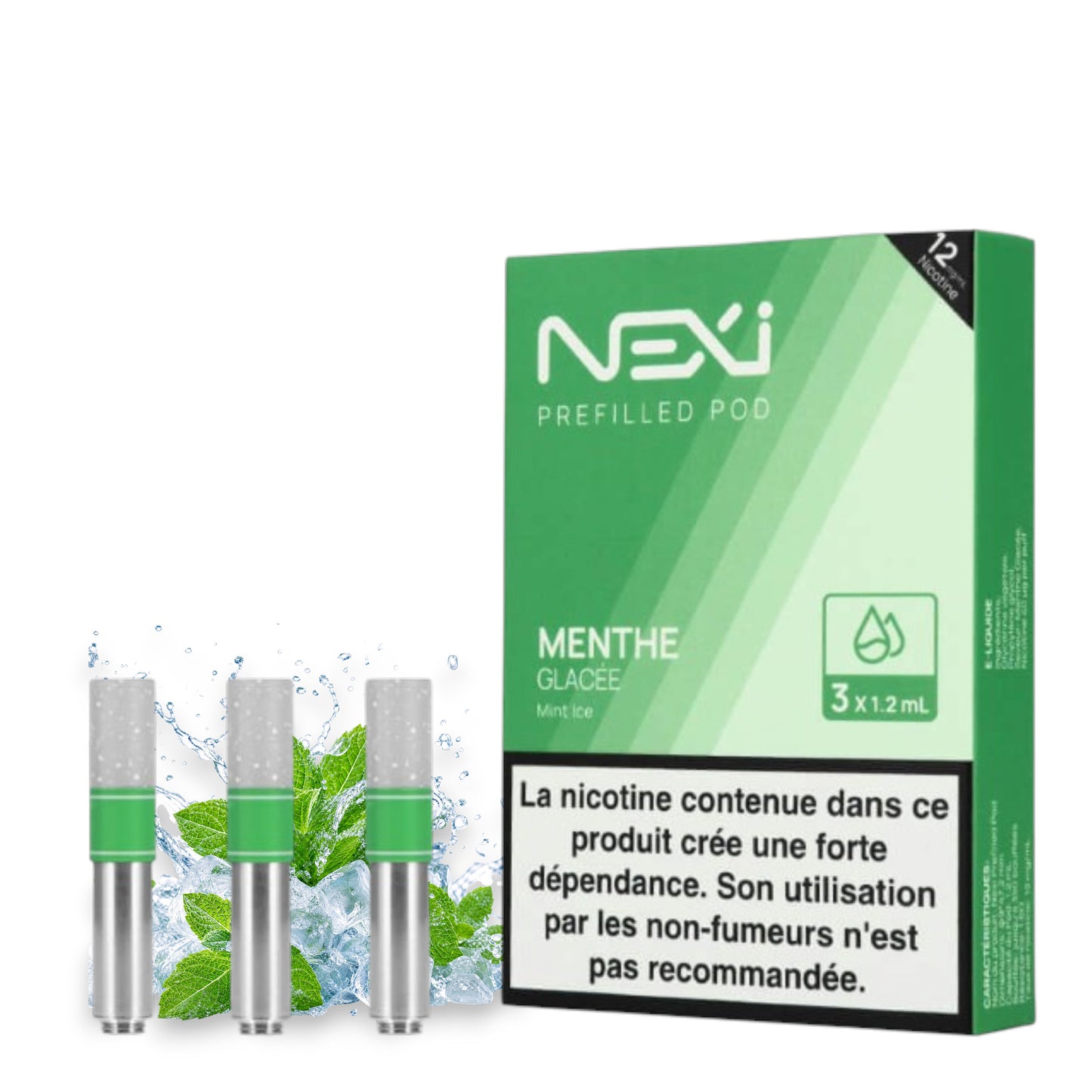 Aspire Nexi kazety po 3 – Ledová máta