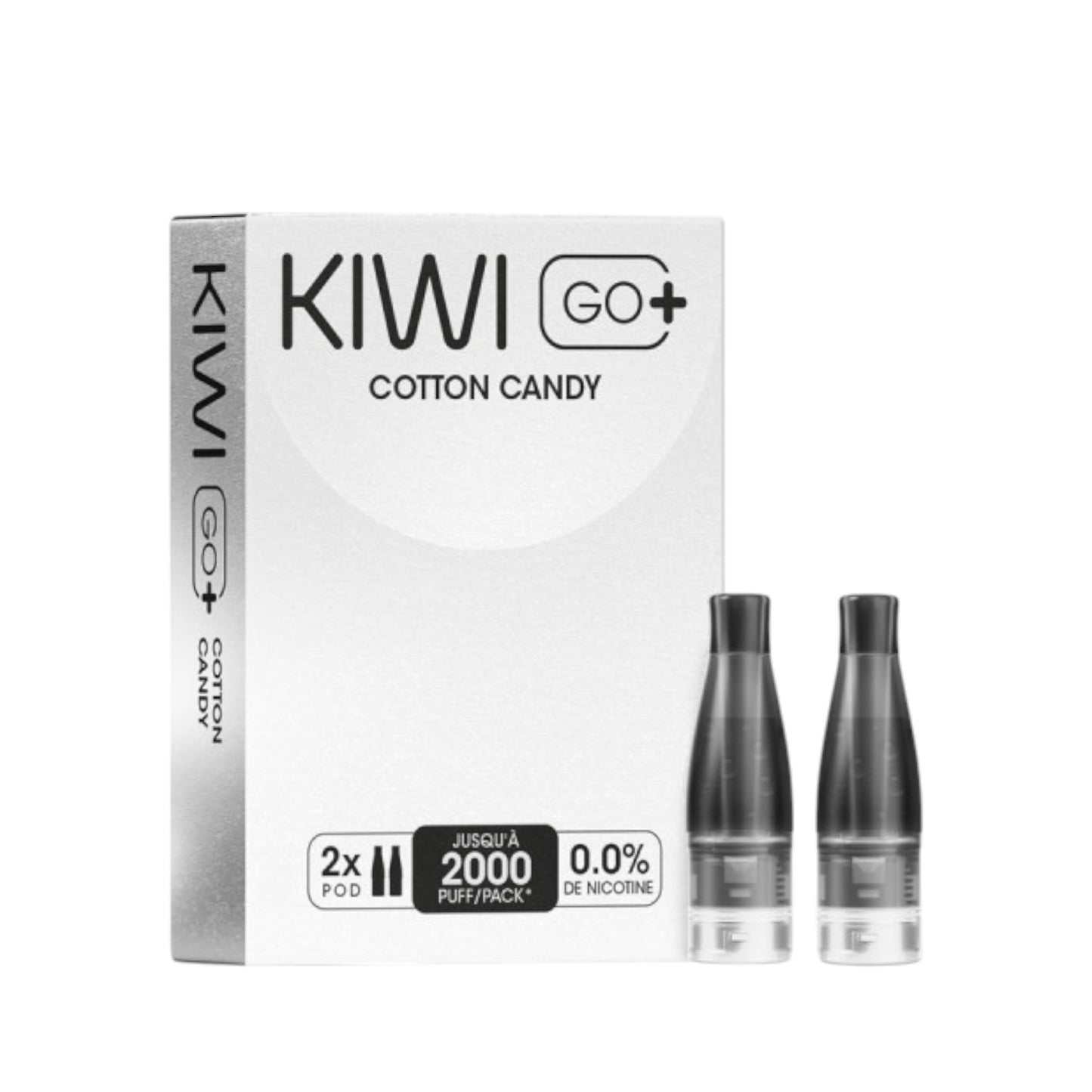 KIWI Go+ Pack of 2 Pods - Cotton Candy
