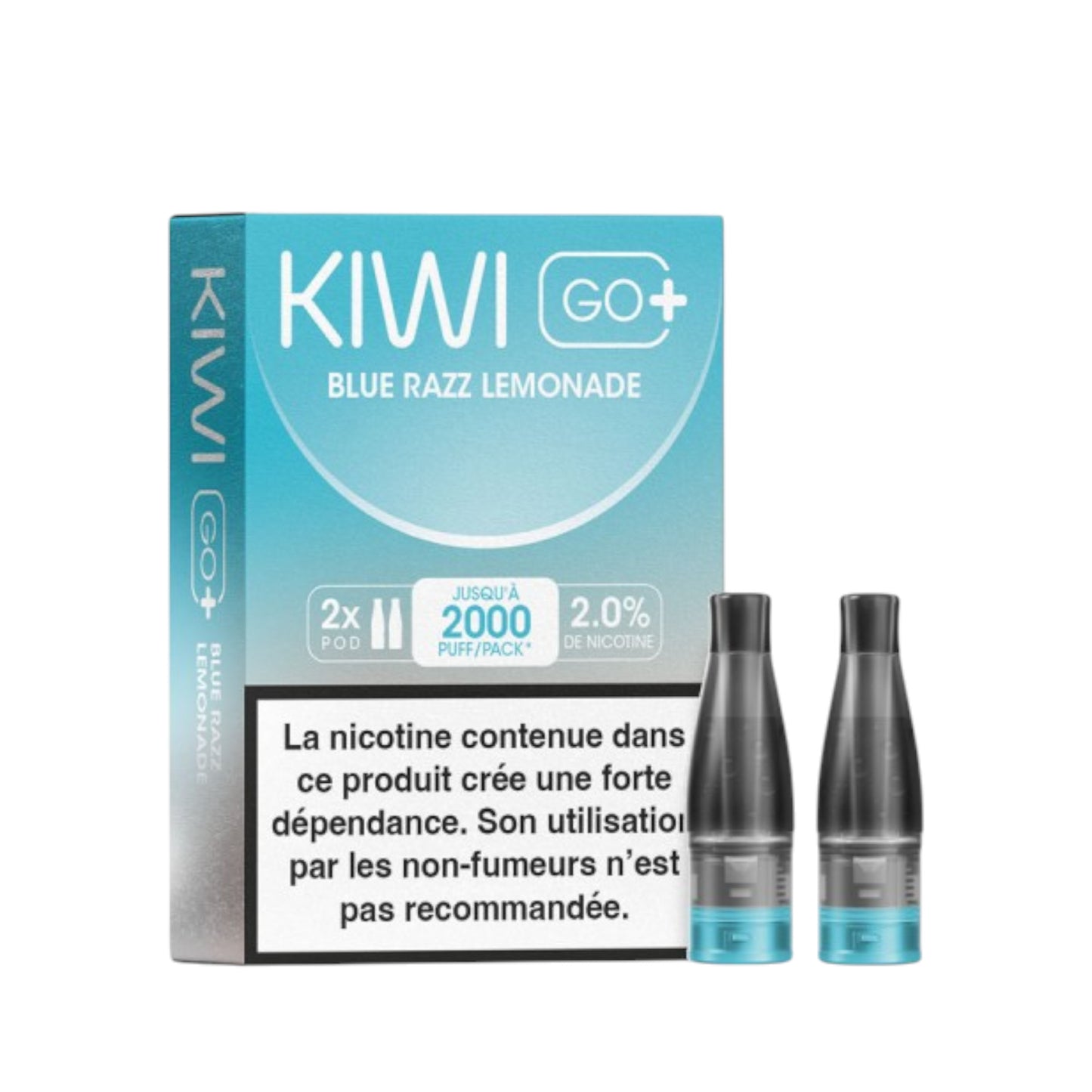 KIWI Go+ Pack de 2 Pods Blue Razz Lemonade
