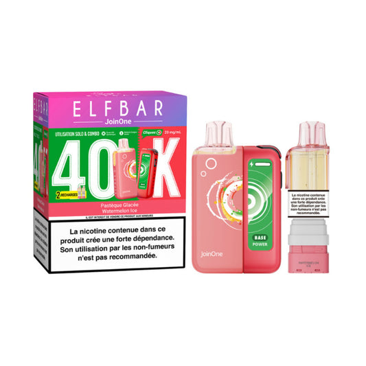 ELFBAR JoinOne 40K – Pastèque Glacée – 20 mg/ml