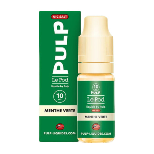 Pulp Le Pod – Menthe Verte – E-liquide Nic Salt 10ml