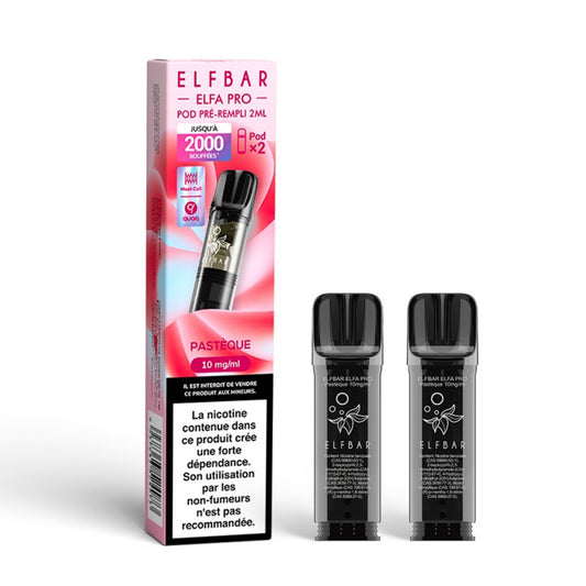 ELFBAR - ELFA Pro Pack de 2 Pods – Fraise Glacée