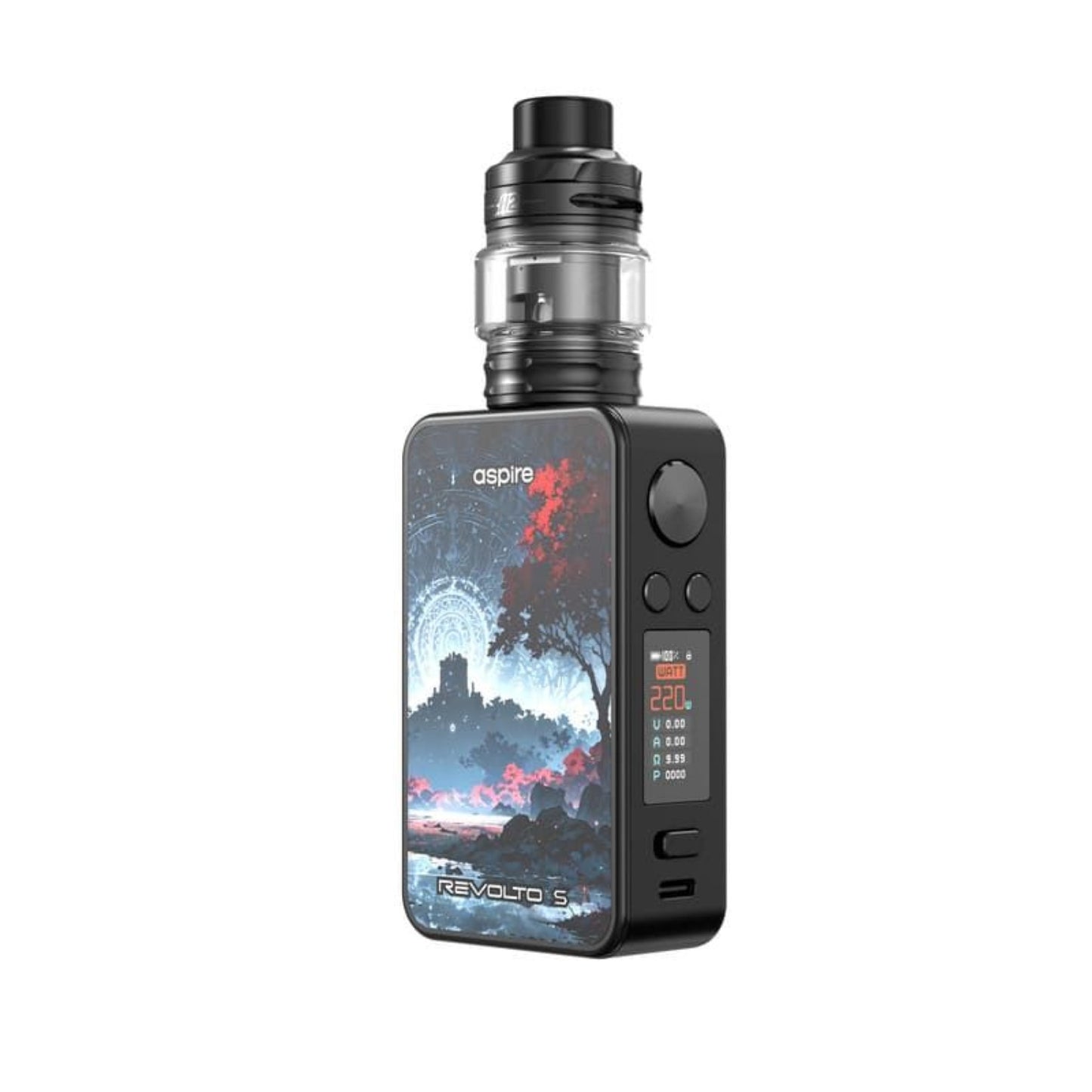Aspire – Kit Revolto S - speciální edice Černá & Midnight Mirage