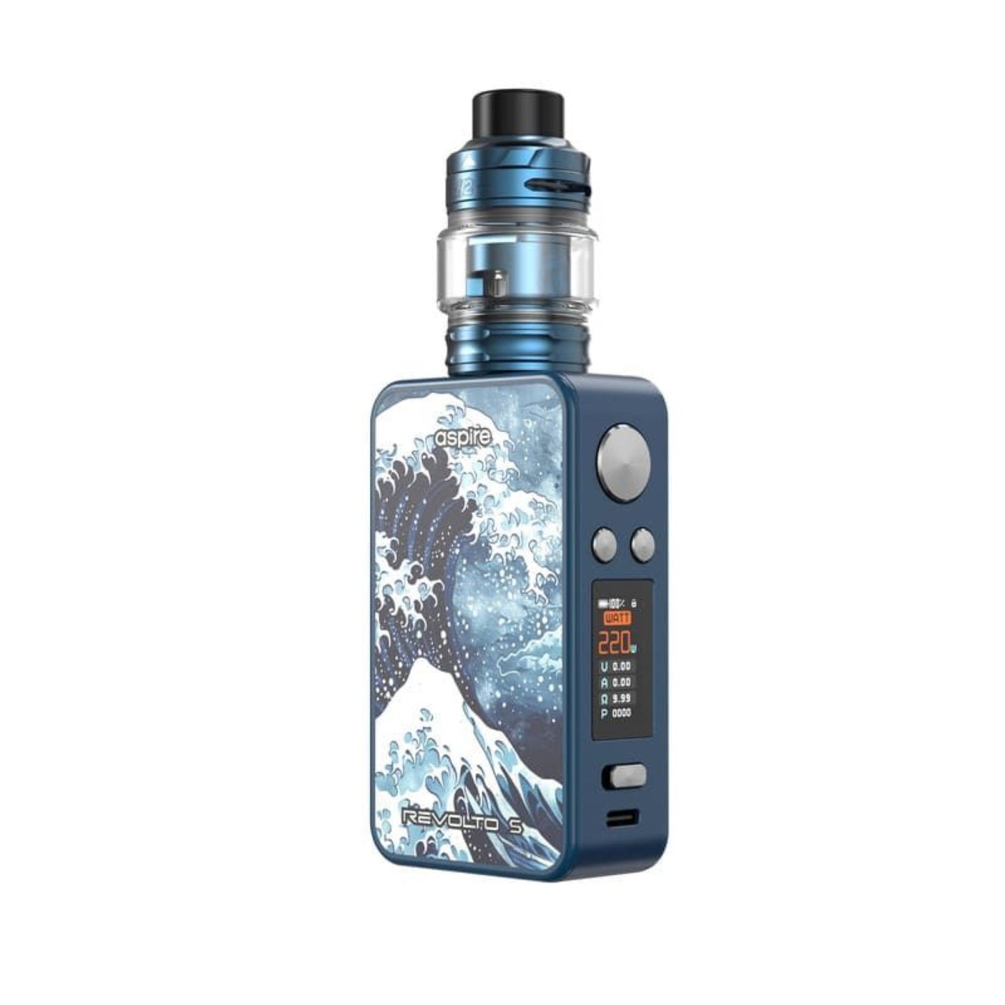 Aspire – Kit Revolto S - speciální edice Modrá & Azure Tsunami