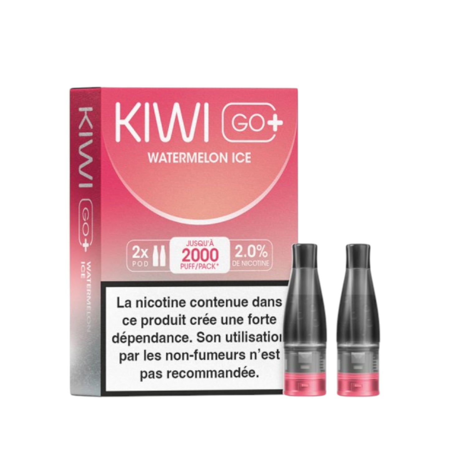KIWI Go+ Pack of 2 Pods - Watermelon Ice