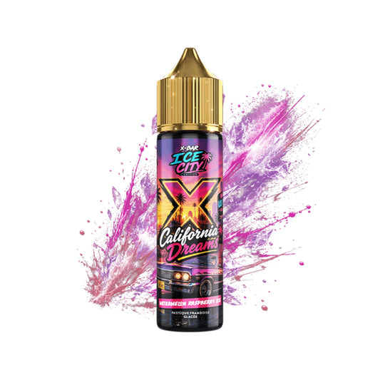 E-liquide California Dreams – Watermelon Raspberry Ice - 50ml Ice City