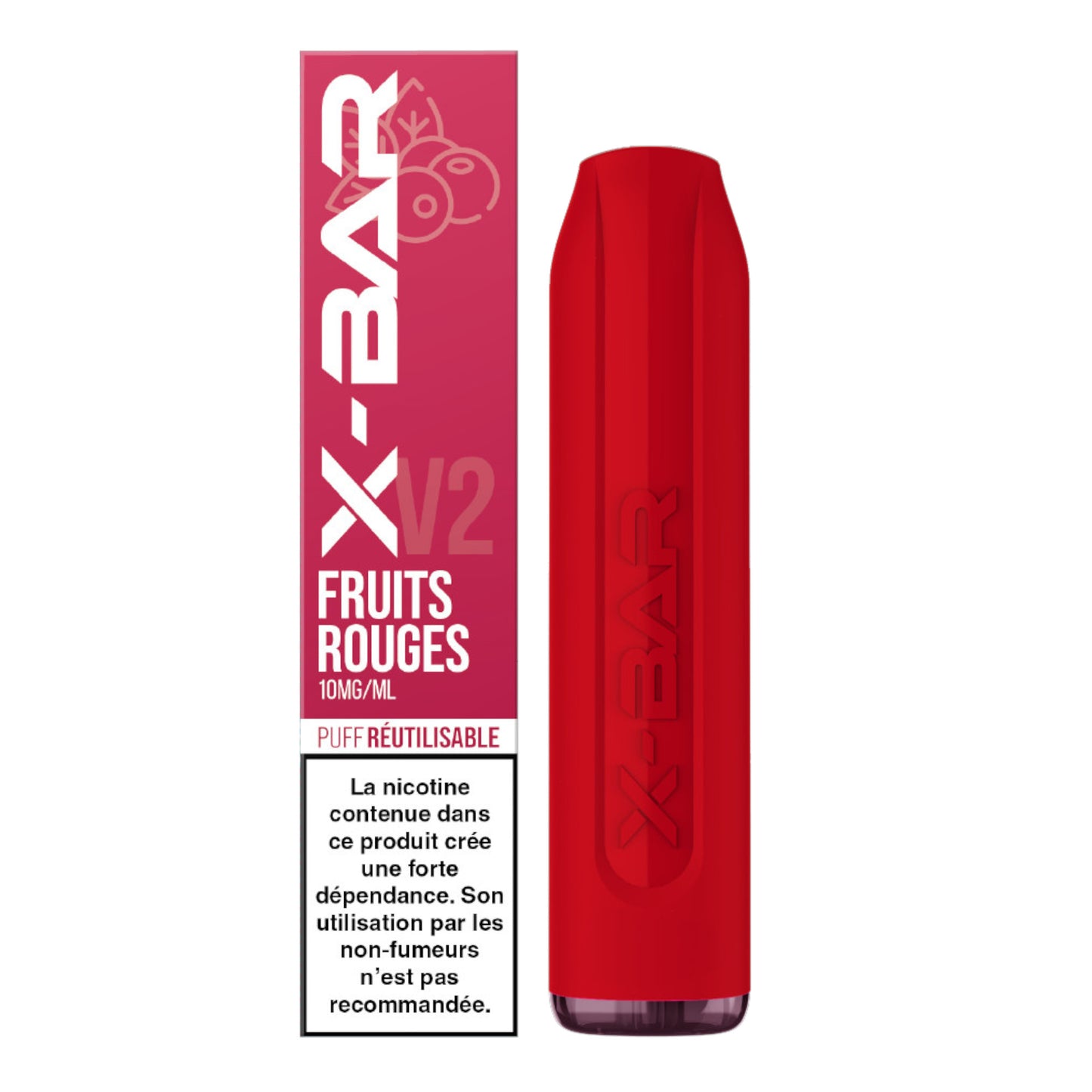 X-BAR V2 Puff Červené Ovoce