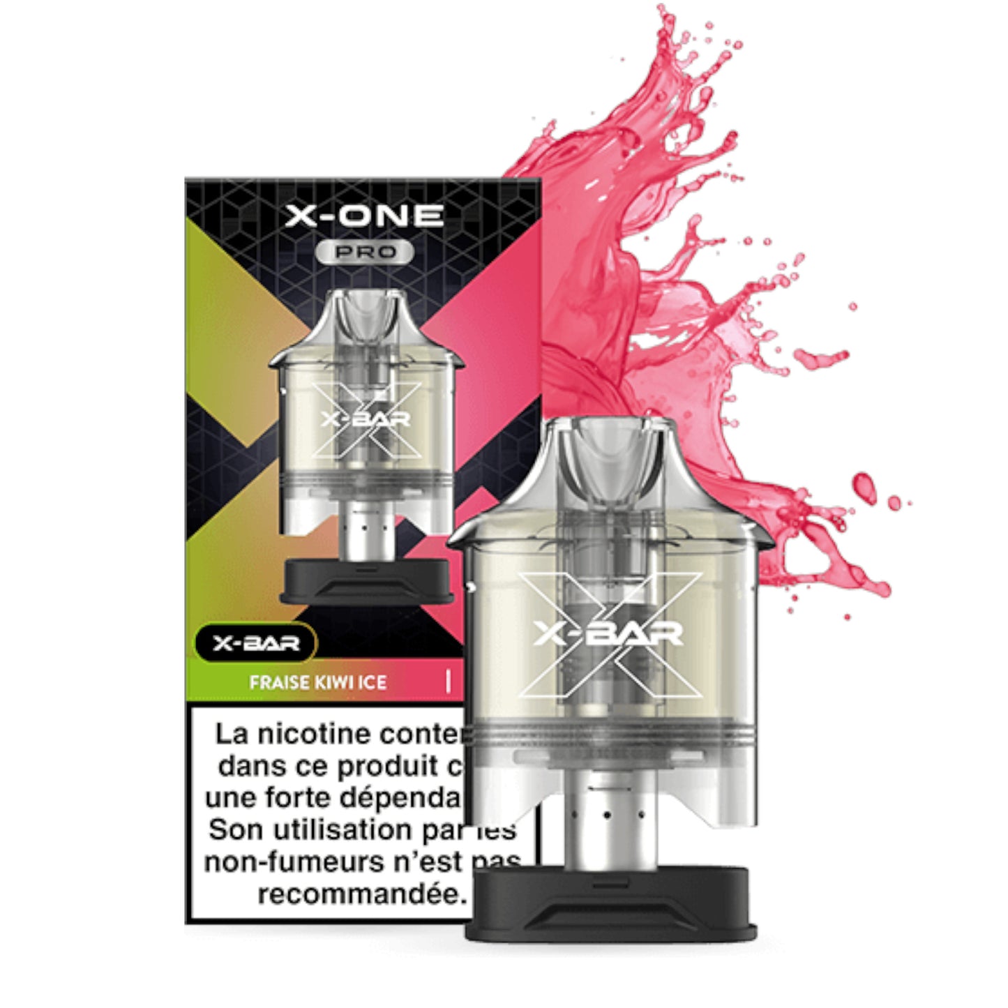 X-One Pro – x2 Pods Strawberry Kiwi Ice