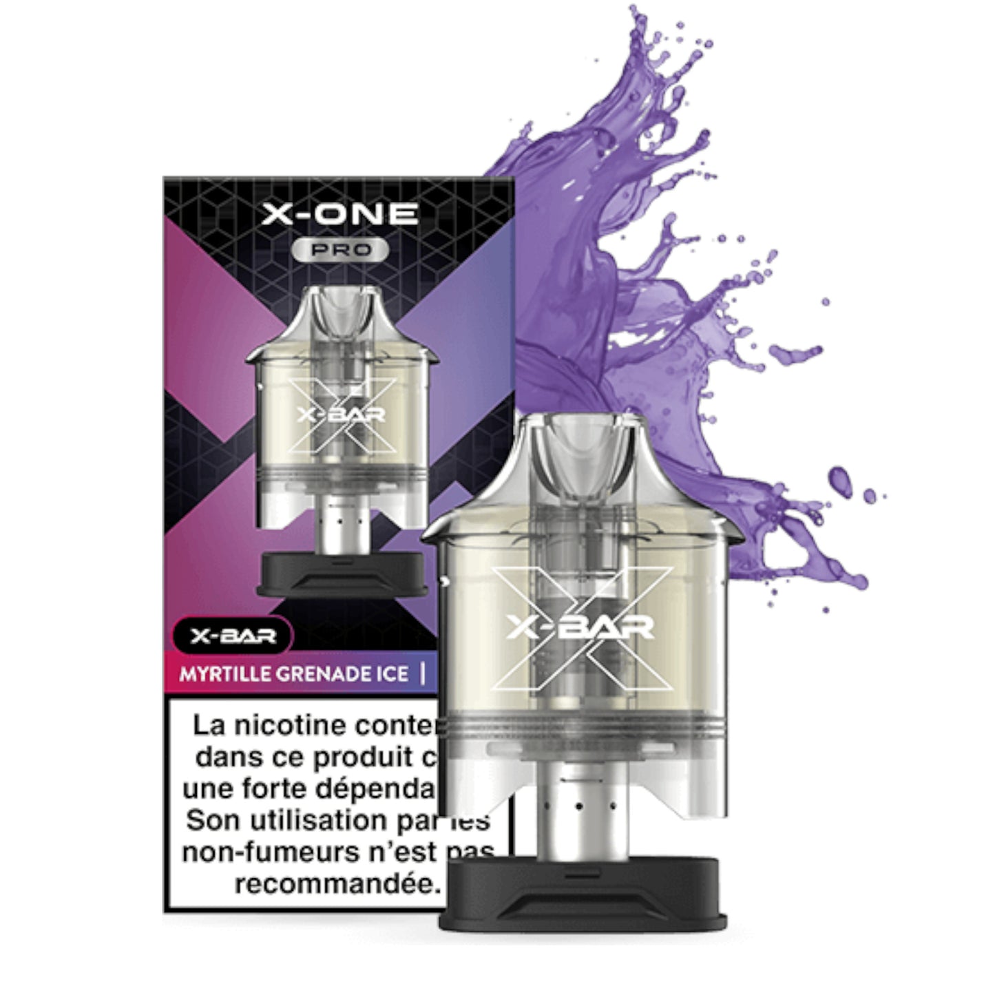 X-One Pro – x2 Pods Blueberry Pomegranate Ice