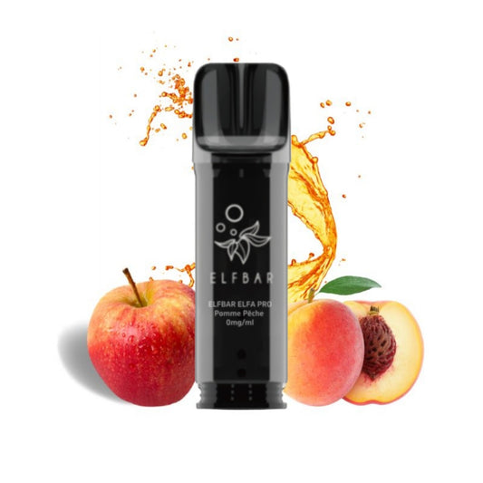 ELFBAR - ELFA Pro Pack de 2 Pods – Pomme Pêche