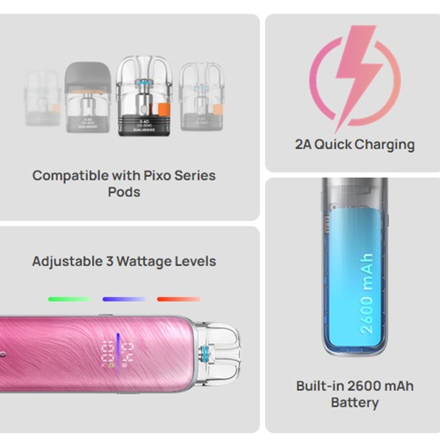 Aspire – Pixo Max 2600mAh