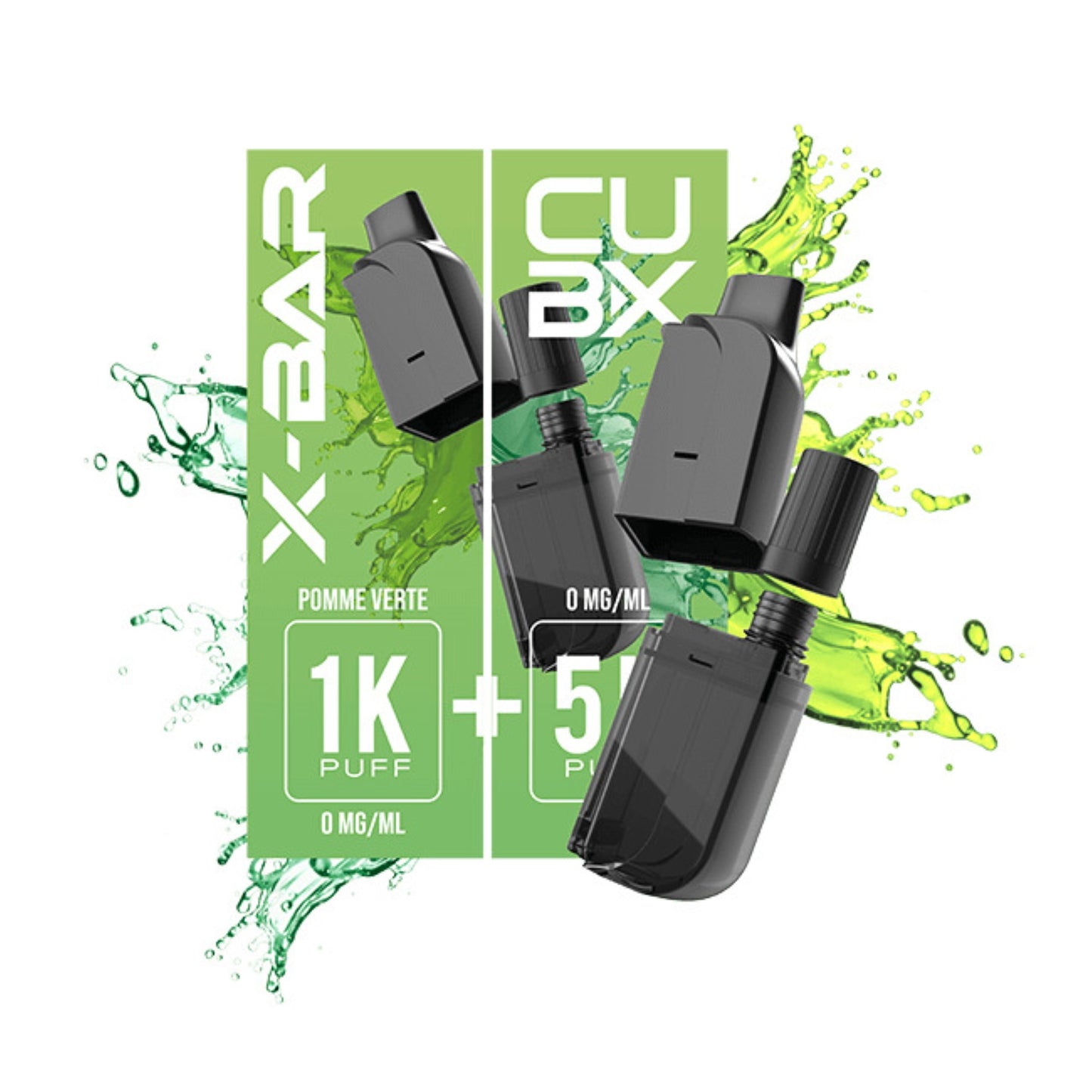 CUB-X 2 Pods – Pomme Verte