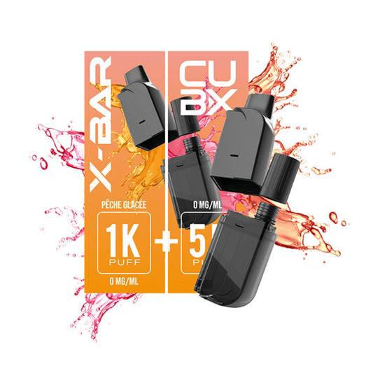 CUB-X 2 Pods – Peach Ice