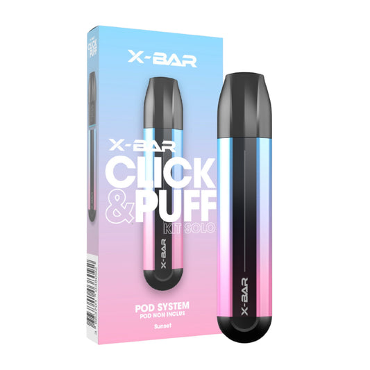 X-BAR Click & Puff – Kit Solo Sunset