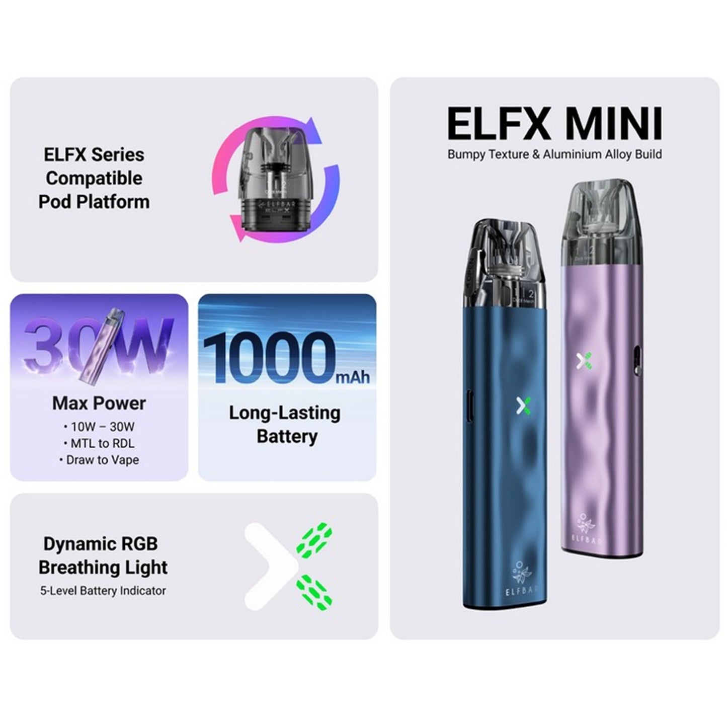 ELFBAR – ELFX mini Pink