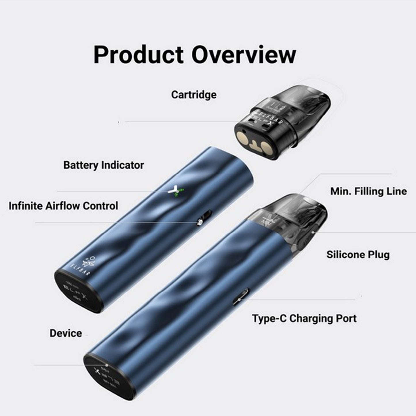 ELFBAR – ELFX mini Pink