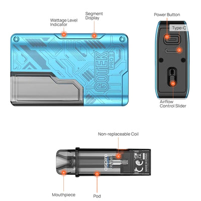 Aspire – Gotek Pro II Gunmetal