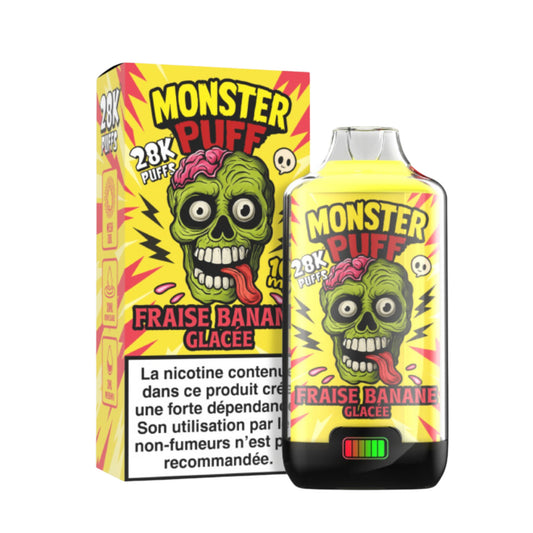 Monster Puff 28K Rechargeable Puff Kit (2 ml tank) with 2 bottles of 10 ml VAPE KOO Monster Puff 28K Rechargeable Puff Kit (2 ml tank) with 2 bottles of 10 ml VAPE KOO
