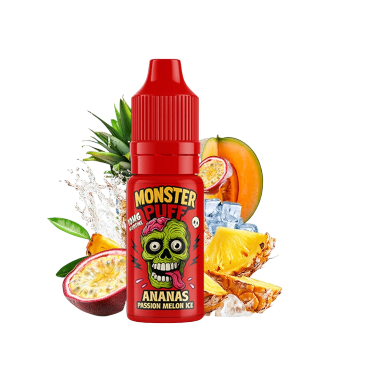 Monster 10ml – Melone-Ananas-Passionsfrucht-Eis