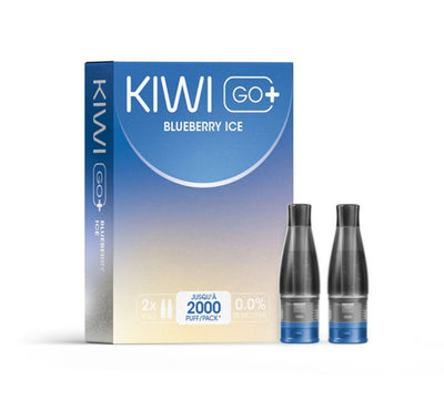 KIWI Go+ Pack de 2 Pods Blueberry Ice