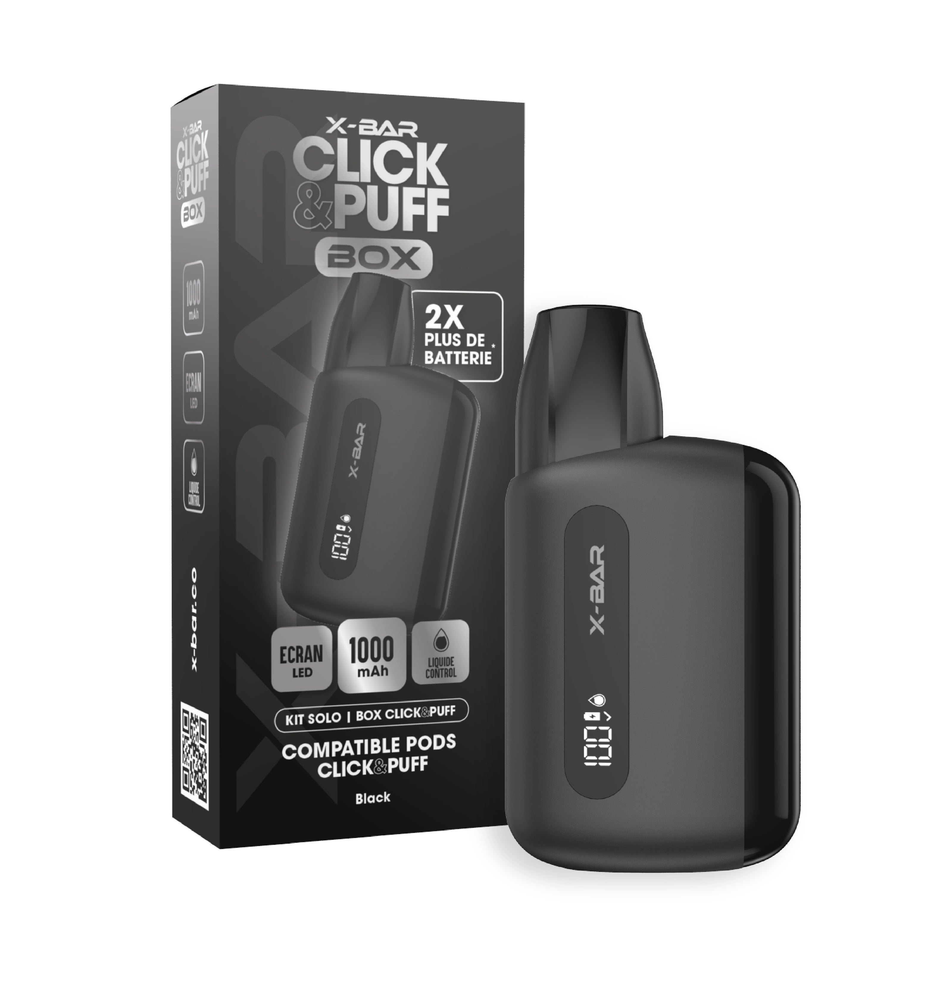 Click & Puff – Box Black – VAPE KOO