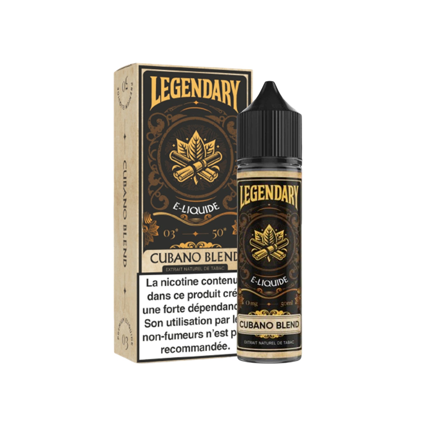 Legendary E-liquid Cubano Blend 50ml