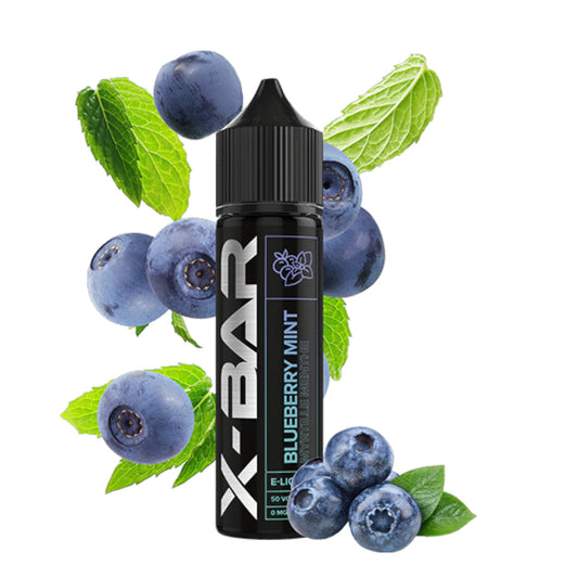 X-BAR E-liquido 50ml Mirtillo Menta