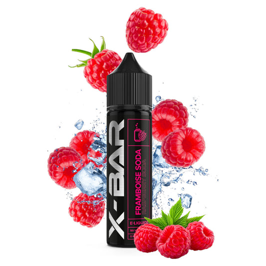 X-BAR E-liquido 50ml Lampone Soda