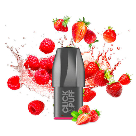 Click & Puff – Pod - Strawberry Raspberry