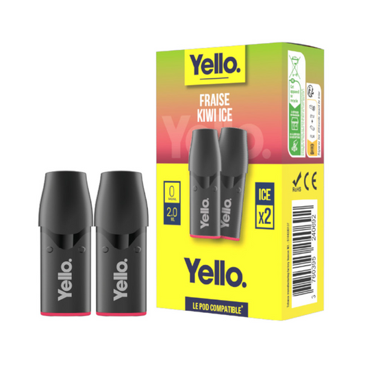 Yello x2 Pods Fragola Kiwi Glacée